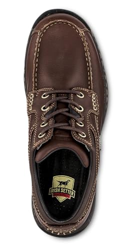 Irish Setter, Soft Paw, Men’s, Waterproof, Full Grain Leather, Oxford Shoe, Brown